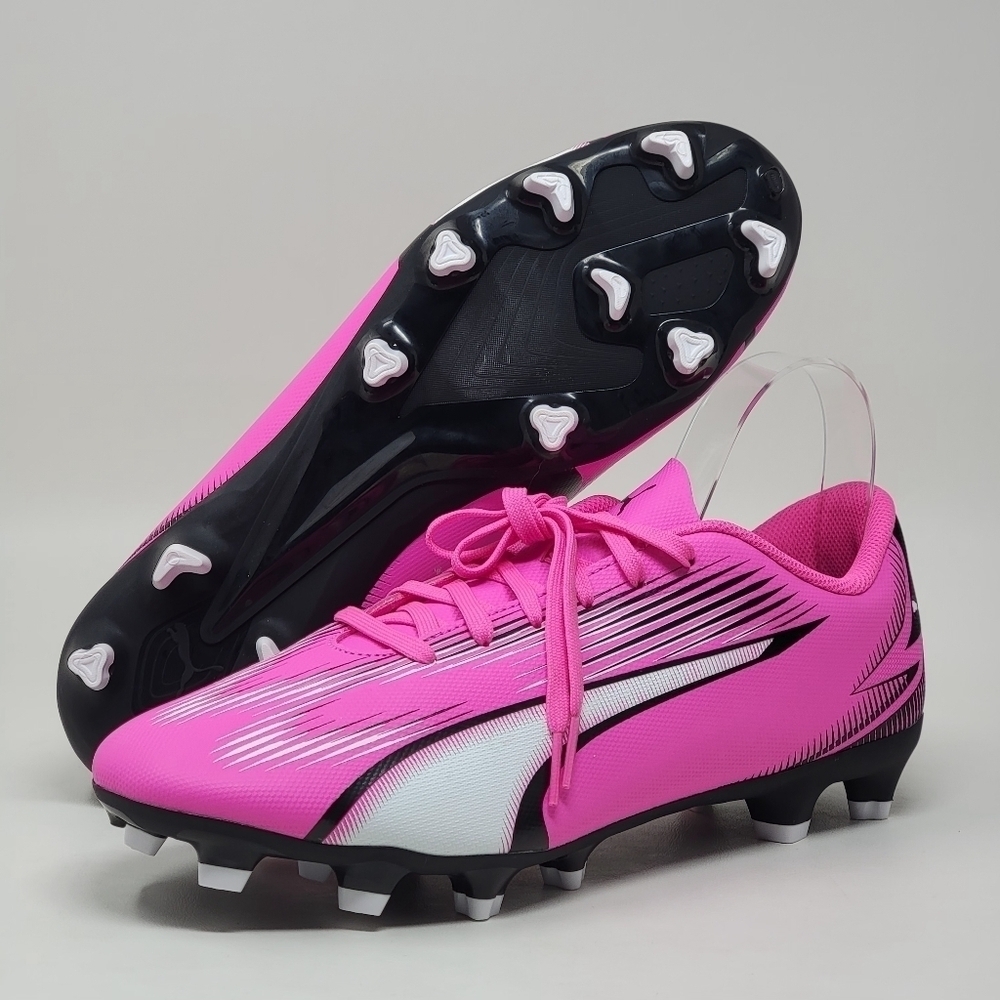 Puma Ultra Play FG/AG Soccer Cleats Mens Size 10 Pink Black White 107763-01 New